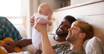 gay couple with a kid
